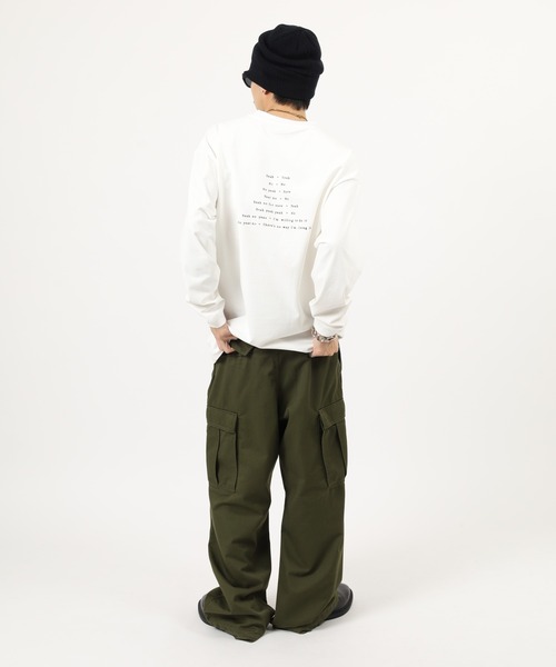 FUNALIVE(ファンアライブ)の「ABETTOR 高密度天竺チビロゴLS/T 長袖 ※数量限定(Tシャツ/カットソー・メンズ・ブラック/アイボリー・M/L/XL)」の22枚目の写真