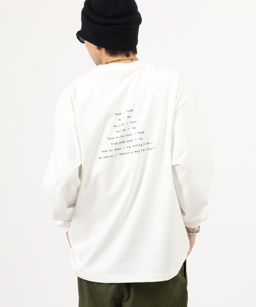 FUNALIVE(ファンアライブ)の「ABETTOR 高密度天竺チビロゴLS/T 長袖 ※数量限定(Tシャツ/カットソー・メンズ・ブラック/アイボリー・M/L/XL)」の19枚目の写真
