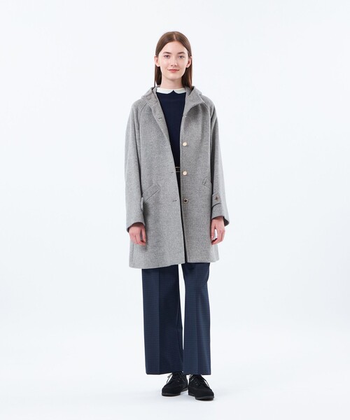 MACKINTOSH PHILOSOPHY(マッキントッシュ フィロソフィー)の「【予約販売】【WELBURY HOOD(ウェルベリーフード)】ウールメルトン(その他アウター・レディース・グレー系その他2/ブラウン系その他4/レッド系その他2/ダークネイビー・36/38/34)」の5枚目の写真
