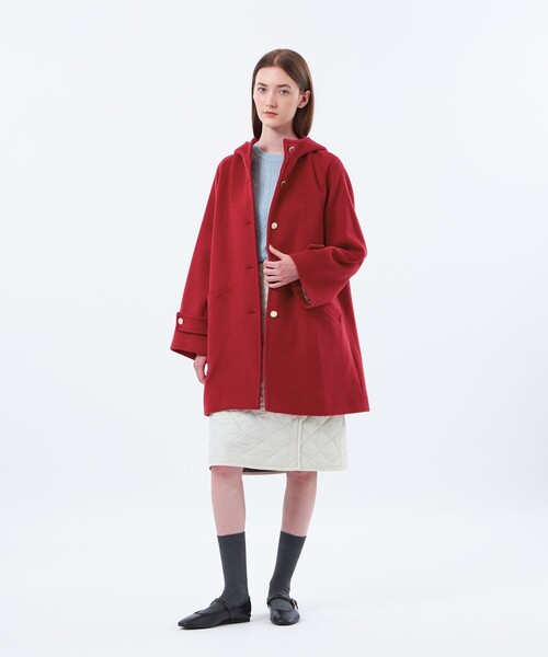 MACKINTOSH PHILOSOPHY(マッキントッシュ フィロソフィー)の「【予約販売】【WELBURY HOOD(ウェルベリーフード)】ウールメルトン(その他アウター・レディース・グレー系その他2/ブラウン系その他4/レッド系その他2/ダークネイビー・36/38/34)」の6枚目の写真