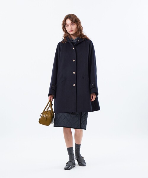MACKINTOSH PHILOSOPHY(マッキントッシュ フィロソフィー)の「【予約販売】【WELBURY HOOD(ウェルベリーフード)】ウールメルトン(その他アウター・レディース・グレー系その他2/ブラウン系その他4/レッド系その他2/ダークネイビー・36/38/34)」の7枚目の写真