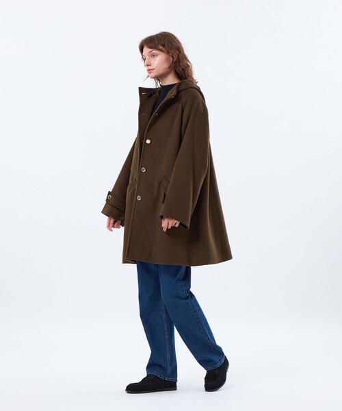 MACKINTOSH PHILOSOPHY(マッキントッシュ フィロソフィー)の「【予約販売】【WELBURY HOOD(ウェルベリーフード)】ウールメルトン(その他アウター・レディース・グレー系その他2/ブラウン系その他4/レッド系その他2/ダークネイビー・36/38/34)」の8枚目の写真