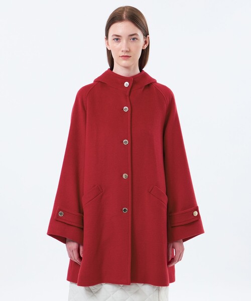 MACKINTOSH PHILOSOPHY(マッキントッシュ フィロソフィー)の「【予約販売】【WELBURY HOOD(ウェルベリーフード)】ウールメルトン(その他アウター・レディース・グレー系その他2/ブラウン系その他4/レッド系その他2/ダークネイビー・36/38/34)」の9枚目の写真