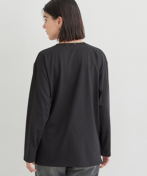 THE SHOP TK （ザ ショップ ティーケー ）の「ロゴ＆フォトアソートロンT（Tシャツ/カットソー・レディース・ブラック系/ホワイト系3/ダークブラウン/オフホワイト・12/13）」の17枚目の写真