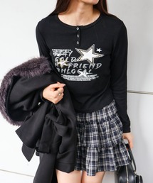 STARスタッズロングTシャツ