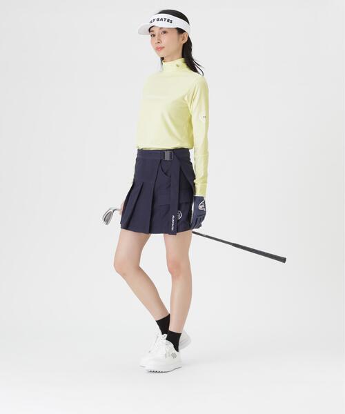 PEARLY GATES(パーリーゲイツ)の「スーピマベア天長袖ハイネックカットソー (WOMENS)(Tシャツ/カットソー・レディース・ホワイト/ネイビー/ピンク/イエロー・LARGE/MEDIUM/SMALL)」の12枚目の写真