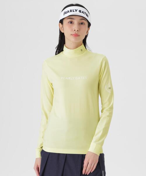 PEARLY GATES(パーリーゲイツ)の「スーピマベア天長袖ハイネックカットソー (WOMENS)(Tシャツ/カットソー・レディース・ホワイト/ネイビー/ピンク/イエロー・LARGE/MEDIUM/SMALL)」の14枚目の写真