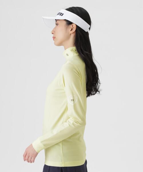 PEARLY GATES(パーリーゲイツ)の「スーピマベア天長袖ハイネックカットソー (WOMENS)(Tシャツ/カットソー・レディース・ホワイト/ネイビー/ピンク/イエロー・LARGE/MEDIUM/SMALL)」の15枚目の写真