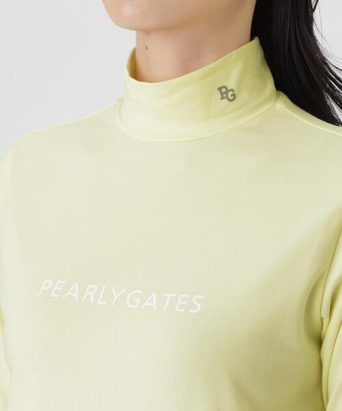 PEARLY GATES(パーリーゲイツ)の「スーピマベア天長袖ハイネックカットソー (WOMENS)(Tシャツ/カットソー・レディース・ホワイト/ネイビー/ピンク/イエロー・LARGE/MEDIUM/SMALL)」の16枚目の写真