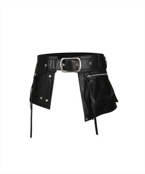 YEOMIMの「harness waist bag (black)(ボディバッグ/ウエストポーチ・レディース・その他・FREE)」の1枚目の写真