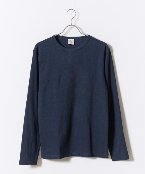AVIREX(アヴィレックス)の「AVIREX/アビレックス DAILY RIB L/S CREW NECK T-SHIRT(Tシャツ/カットソー・メンズ・ホワイト/ネイビー/ブラック/グレー/チャコール・XL/M/L/S)」の5枚目の写真