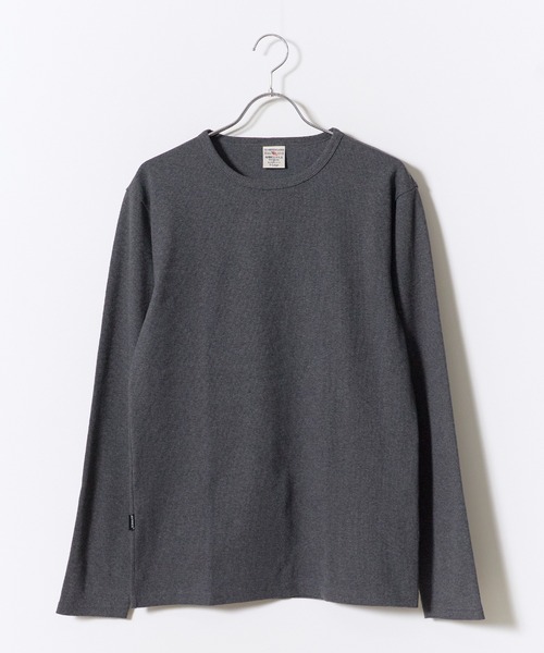 AVIREX(アヴィレックス)の「AVIREX/アビレックス DAILY RIB L/S CREW NECK T-SHIRT(Tシャツ/カットソー・メンズ・ホワイト/ネイビー/ブラック/グレー/チャコール・XL/M/L/S)」の4枚目の写真