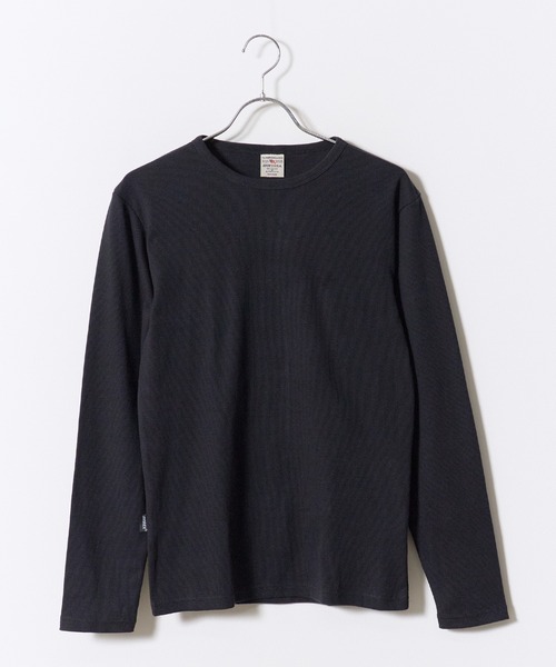AVIREX(アヴィレックス)の「AVIREX/アビレックス DAILY RIB L/S CREW NECK T-SHIRT(Tシャツ/カットソー・メンズ・ホワイト/ネイビー/ブラック/グレー/チャコール・XL/M/L/S)」の2枚目の写真