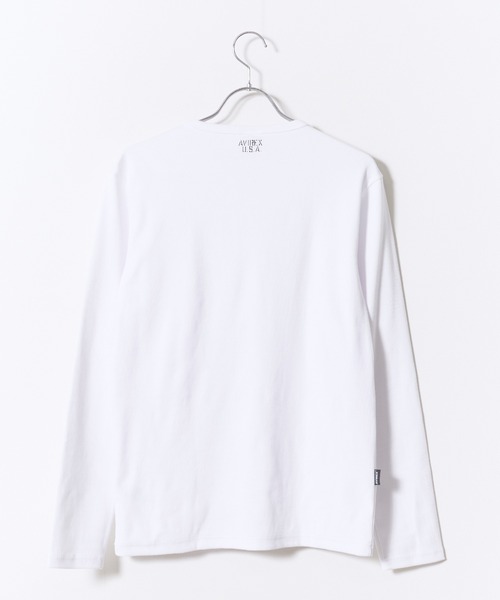 AVIREX(アヴィレックス)の「AVIREX/アビレックス DAILY RIB L/S CREW NECK T-SHIRT(Tシャツ/カットソー・メンズ・ホワイト/ネイビー/ブラック/グレー/チャコール・XL/M/L/S)」の16枚目の写真