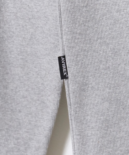 AVIREX(アヴィレックス)の「AVIREX/アビレックス DAILY RIB L/S CREW NECK T-SHIRT(Tシャツ/カットソー・メンズ・ホワイト/ネイビー/ブラック/グレー/チャコール・XL/M/L/S)」の7枚目の写真
