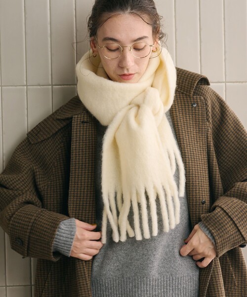BEAUTY&YOUTH UNITED ARROWS(ビューティーアンドユースユナイテッドアローズ)の「リバー ステンカラー ロングコート(ステンカラーコート・レディース・ダークグレー/その他1/ダークブラウン・XS/M/S)」の9枚目の写真