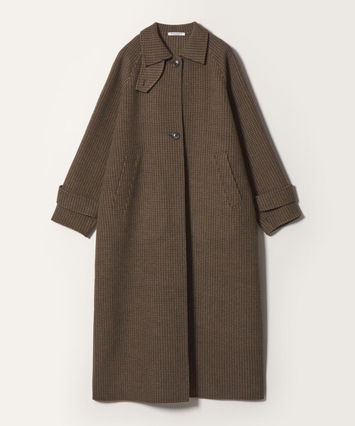 BEAUTY&YOUTH UNITED ARROWS(ビューティーアンドユースユナイテッドアローズ)の「リバー ステンカラー ロングコート(ステンカラーコート・レディース・ダークグレー/その他1/ダークブラウン・XS/M/S)」の14枚目の写真