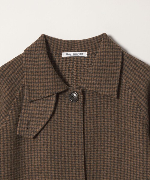 BEAUTY&YOUTH UNITED ARROWS(ビューティーアンドユースユナイテッドアローズ)の「リバー ステンカラー ロングコート(ステンカラーコート・レディース・ダークグレー/その他1/ダークブラウン・XS/M/S)」の16枚目の写真