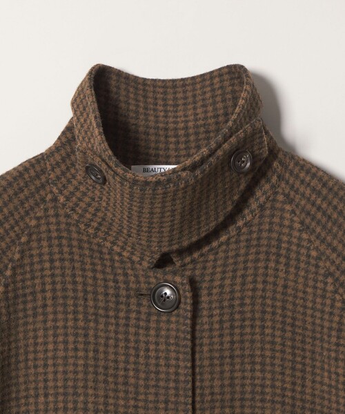 BEAUTY&YOUTH UNITED ARROWS(ビューティーアンドユースユナイテッドアローズ)の「リバー ステンカラー ロングコート(ステンカラーコート・レディース・ダークグレー/その他1/ダークブラウン・XS/M/S)」の17枚目の写真