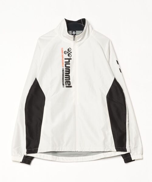 hummel（ヒュンメル）の「ヒュンメル hummel 裏トリコットウインドブレーカーAP（ジャージ・メンズ・ネイビー/ブラック/アイボリー・3L/LL/L/M）」の2枚目の写真