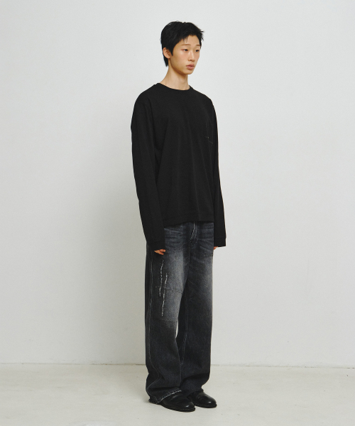 ENDOOR(エンドア)の「フィンガーホールステッチ長袖(ブラック)(Tシャツ/カットソー・レディース・ブラック・LARGE/MEDIUM)」の3枚目の写真