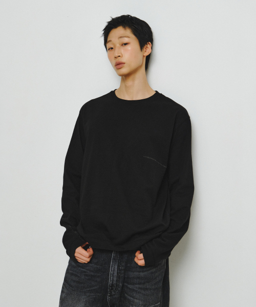 ENDOOR(エンドア)の「フィンガーホールステッチ長袖(ブラック)(Tシャツ/カットソー・レディース・ブラック・LARGE/MEDIUM)」の10枚目の写真