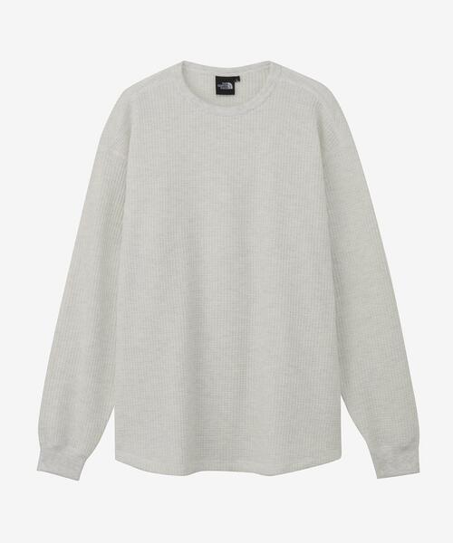 THE NORTH FACE(ザノースフェイス)の「THE NORTH FACE Long-Sleeve Warm Waffle Crew(Tシャツ/カットソー・メンズ・オフホワイト/ネイビー/ブラック/グレー系その他・X-LARGE/LARGE/MEDIUM)」の1枚目の写真