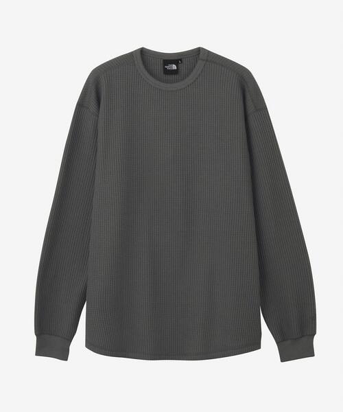 THE NORTH FACE(ザノースフェイス)の「THE NORTH FACE Long-Sleeve Warm Waffle Crew(Tシャツ/カットソー・メンズ・オフホワイト/ネイビー/ブラック/グレー系その他・X-LARGE/LARGE/MEDIUM)」の9枚目の写真