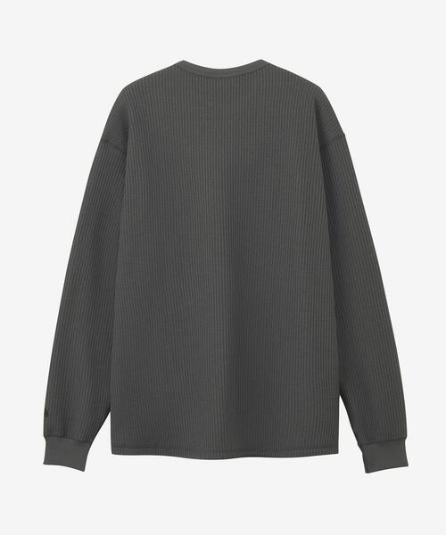 THE NORTH FACE(ザノースフェイス)の「THE NORTH FACE Long-Sleeve Warm Waffle Crew(Tシャツ/カットソー・メンズ・オフホワイト/ネイビー/ブラック/グレー系その他・X-LARGE/LARGE/MEDIUM)」の10枚目の写真