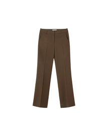 SIPT7128 ミニマルローライズブーツカットスラックス_Brown