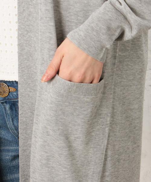 green label relaxing（グリーンレーベルリラクシング）の「※※※KF HandWash C/A テンジク S/Lカーディガン（カーディガン/ボレロ・レディース・ライトグレー/ベージュ/ネイビー/その他1/グレー/オリーブ・FREE）」の16枚目の写真