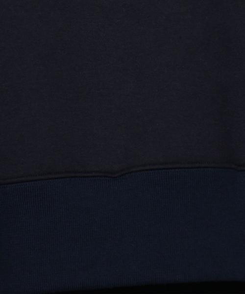 EN ROUTE（アンルート）の「ENR ダンボールニットバイカラープルオーバー（スウェット・メンズ・Black/Navy・2/1/3）」の11枚目の写真