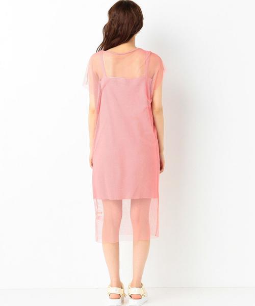 Another Edition（アナザーエディション）の「ワッフルキャミ＆チュールワンピース/AEMBC　ワッフルCAMI＆チュールOP◆（ワンピース・レディース・ブラック/ピンク/オリーブ・FREE）」の16枚目の写真