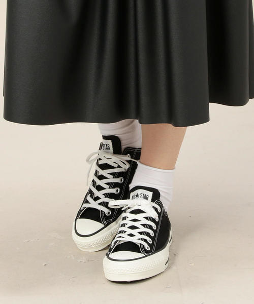 CONVERSE（コンバース）の「＜CONVERSE（コンバース）＞ALL STAR MADE IN JAPAN スニーカー（スニーカー・レディース・ブラック/オフホワイト・23cm/25cm/24.5cm/24cm/23.5cm）」の4枚目の写真