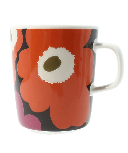 marimekko（マリメッコ）の「UNIKKO/MUG（グラス/マグカップ/タンブラー・レディース・ブルー系その他/レッド系その他/オレンジ系その他/オレンジ/ライム/グリーン/ブルー/イエロー×グレー/ブラック/チャコールグレー/ライトブルー/ネイビー/レッド/ダークネイビー/ピンク/ダークグリーン/ワインレッド/スカイブルー・FREE）」の18枚目の写真