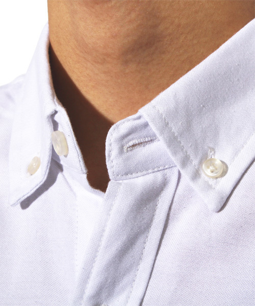 ８(eight)（エイト）の「オックスフォードシャツ 長袖シャツ コットン（シャツ/ブラウス・メンズ・グレー/ホワイト/ピンク/ブラック/ブルー・MEDIUM/LARGE/X-LARGE）」の10枚目の写真