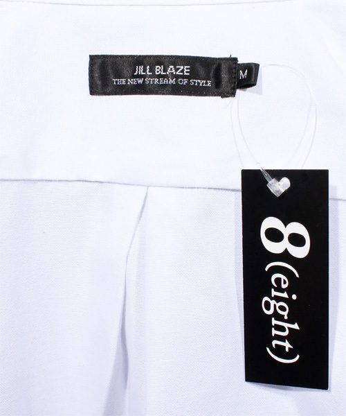 ８(eight)（エイト）の「オックスフォードシャツ 長袖シャツ コットン（シャツ/ブラウス・メンズ・グレー/ホワイト/ピンク/ブラック/ブルー・MEDIUM/LARGE/X-LARGE）」の22枚目の写真