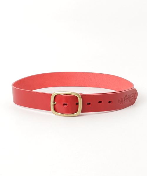 OLD BETTY'S（オールドベティーズ）の「Caddilac Leather Belt/キャデラックレザーベルト（ベルト・レディース・ネイビー/ブラウン/キャメル/オリーブ/レッド/ナチュラル・FREE）」の19枚目の写真