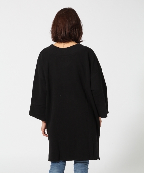 GLOBAL WORK(グローバルワーク)の「2WAYBIGチュニックワンピース/743871(ワンピース・レディース・ブルー/グレー/ブラック/ピンク系その他・FREE)」の14枚目の写真