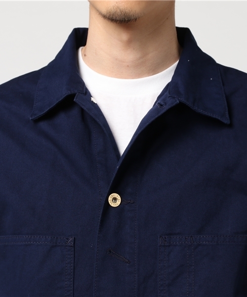 Purple&Yellow(パープルアンドイエロー)の「ユニバーサルオーバーオールコラボカバーオール(その他アウター・メンズ・ネイビー/ベージュ・LARGE/MEDIUM/X-LARGE/SMALL)」の10枚目の写真