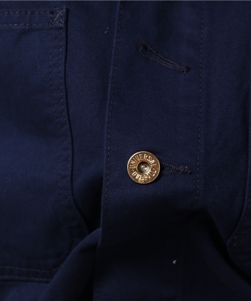 Purple&Yellow(パープルアンドイエロー)の「ユニバーサルオーバーオールコラボカバーオール(その他アウター・メンズ・ネイビー/ベージュ・LARGE/MEDIUM/X-LARGE/SMALL)」の6枚目の写真