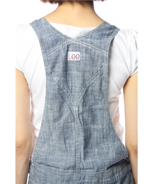 earth music&ecology（アースミュージックアンドエコロジー）の「★Violet Lavel:コラボ★Lee Short/Salopette（サロペット/オーバーオール・レディース・インディゴブルー/ブルー系その他/ライトインディゴブルー・SMALL/XS.P/MEDIUM）」の8枚目の写真