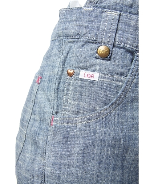 earth music&ecology（アースミュージックアンドエコロジー）の「★Violet Lavel:コラボ★Lee Short/Salopette（サロペット/オーバーオール・レディース・インディゴブルー/ブルー系その他/ライトインディゴブルー・SMALL/XS.P/MEDIUM）」の10枚目の写真