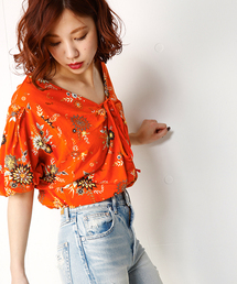 SLY | DARLIN DAHLIA ギャザーTOPS(タンクトップ)