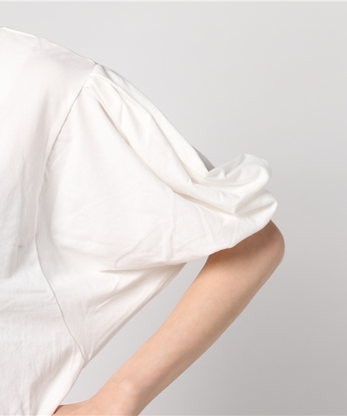 SLY(スライ)の「DARLIN DAHLIA ギャザーTOPS(タンクトップ・レディース・ブルー系その他/ブラックミックス/ブラック/オレンジ系その他/ホワイト・1/2)」の10枚目の写真