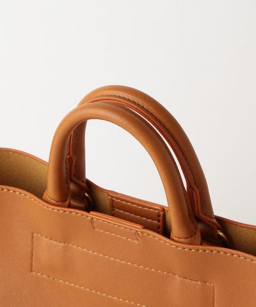 Another Edition（アナザーエディション）の「aeFC Tie SHLD ◆（トートバッグ・レディース・ライトブルー/ブラウン/レッド・フリー）」の7枚目の写真