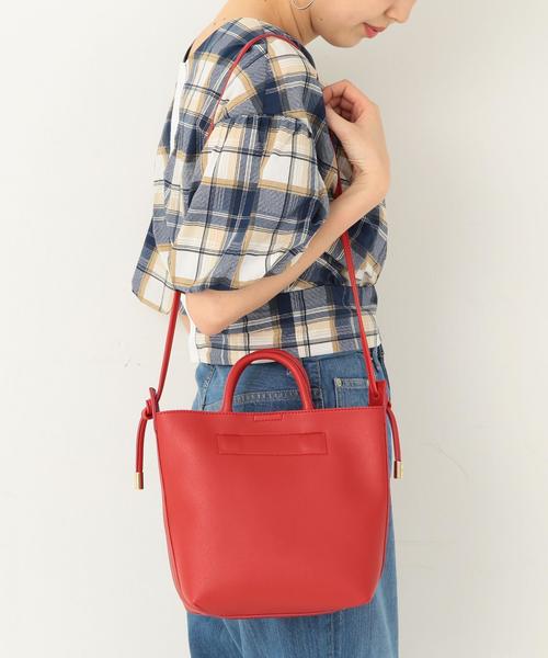 Another Edition（アナザーエディション）の「aeFC Tie SHLD ◆（トートバッグ・レディース・ライトブルー/ブラウン/レッド・フリー）」の18枚目の写真