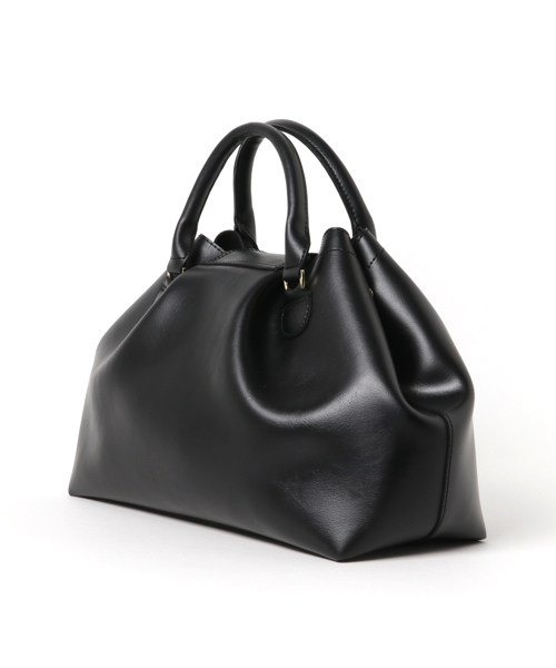 STUDIOUS（ステュディオス）の「タックラインハンドバッグ（ハンドバッグ・レディース・ブラック/アイボリー・FREE）」の3枚目の写真