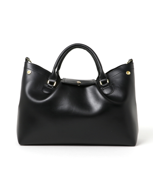 STUDIOUS（ステュディオス）の「タックラインハンドバッグ（ハンドバッグ・レディース・ブラック/アイボリー・FREE）」の7枚目の写真