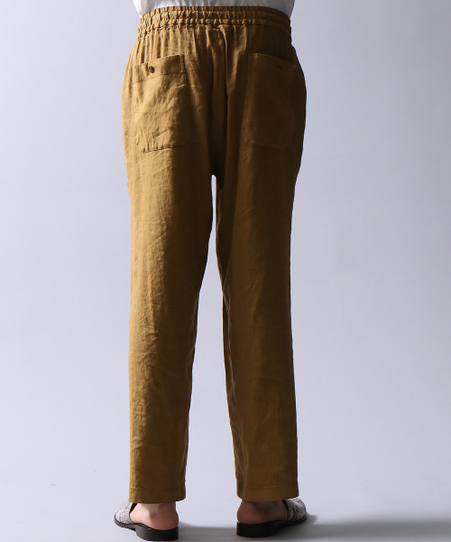 5351 POUR LES HOMMES(ゴーサンゴーイチプールオム)の「NORTHERN LINEN製品染めワイドパンツ(その他パンツ・メンズ・ベージュ/ブラック/キャメル・46/48/44)」の12枚目の写真